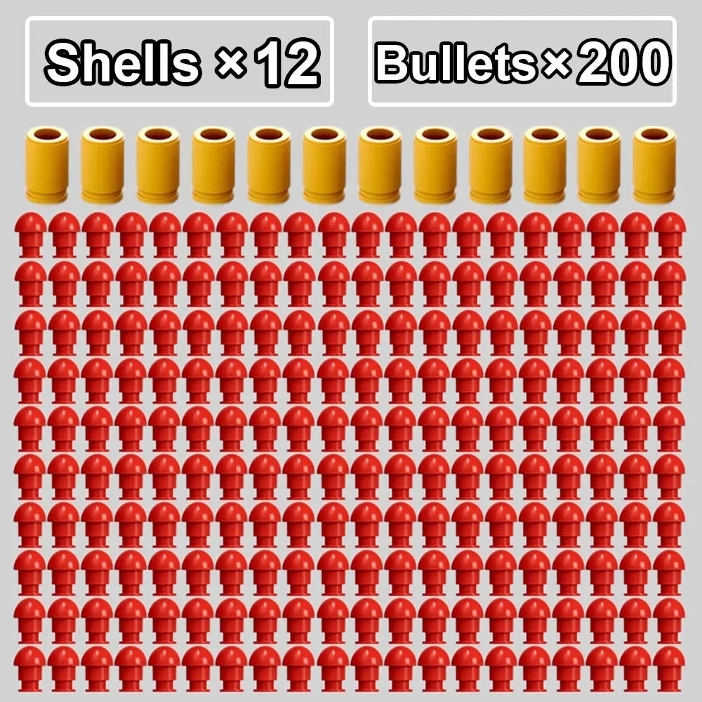 Soft EVA Foam Dart Bullets for Toy Guns – Compatible with M1911, G17, M92 & USP Pistol Shooting Game Accessories, Safe Foam Ammo Refill Kit