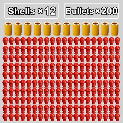 Soft EVA Foam Dart Bullets for Toy Guns – Compatible with M1911, G17, M92 & USP Pistol Shooting Game Accessories, Safe Foam Ammo Refill Kit