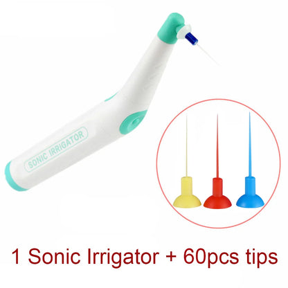 60 PCS Dental Endo Cleaning Tips – Sonic Irrigator Tools for Root Canal & Endodontic Treatment, Dentistry Instrument Set
