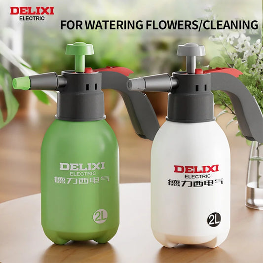 DELIXI ELECTRIC 2L Hand Pump Sprayer – Multi-Purpose Garden Sprayer with Adjustable Nozzle & Safety Valve