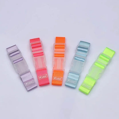 1/2PCS Adjustable Luggage Straps – Hanging Buckle Suitcase Bag Belts (Random New & Old Logos)