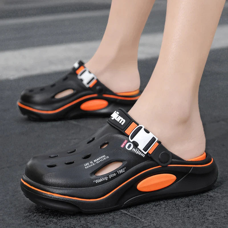 Men’s Classic Summer EVA Clogs – Breathable Anti-Slip Beach & Garden Slide Sandals