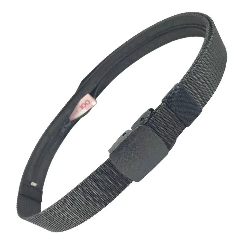 Anti-Theft Travel Money Belt – Hidden Waist Wallet for Men & Women (125cm)