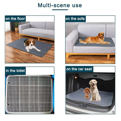 Reusable Dog Pee Pad Blanket – Absorbent Washable Puppy Training Mat & Pet Bed, Urine Protector for Car Seat, Pet Supplies