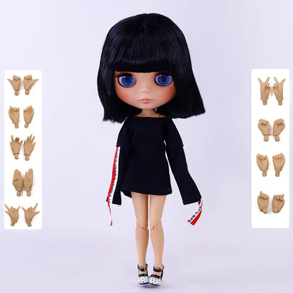 ICY DBS Blyth 1/6 Joint Doll – 30cm Tan Skin Matte Face BJD Girl Doll Toy Gift