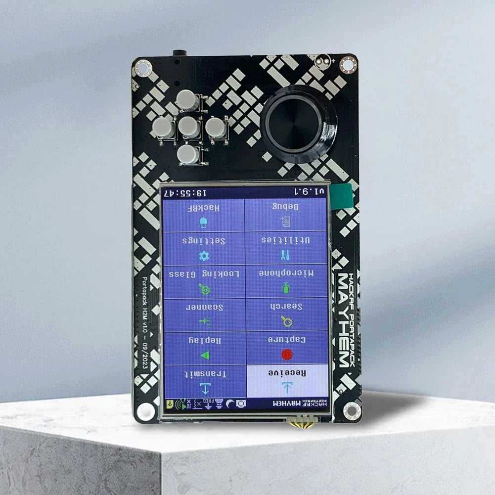 PortaPack H2M Signature Edition Portable SDR — 10.00MHz TCXO Analog GPS Radio Receiver for HackRF