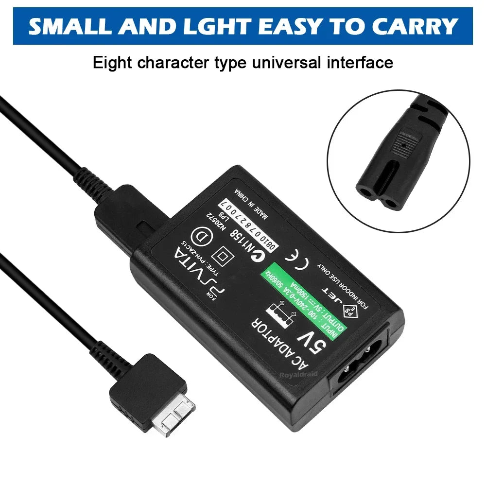 EU/US Plug Wall Charger – AC Adapter Power Supply for Sony PSP/PSV 1000/2000/3000