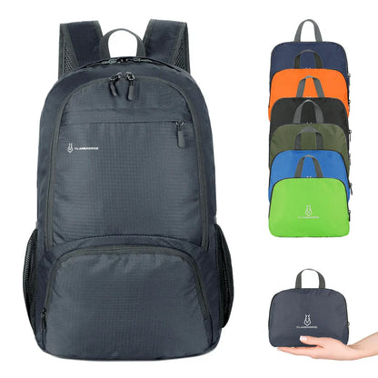 Lightweight Foldable Backpack - Waterproof Packable Daypack for Men & Women, Outdoor Travel, Hiking, Cycling & Camping Shoulder Bag