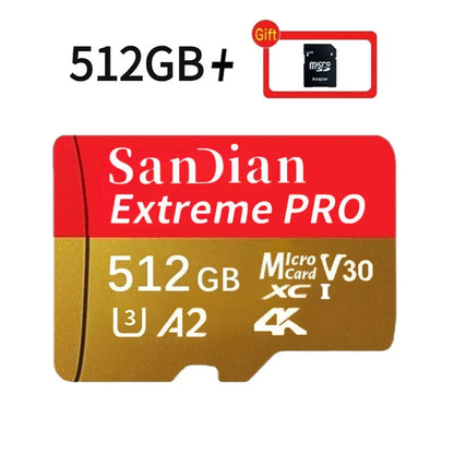 SanDian High-Speed SD & Micro SD Card – 256GB, 512GB, 1TB, 2TB Memory for Phone, Drone & Devices