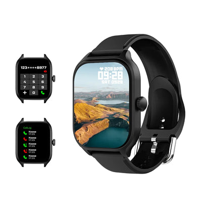 LAXASFIT H9 Promax Smartwatch – Bluetooth Call Answering, Heart Rate & SpO2 Monitoring, Calorie Tracking Fitness Watch