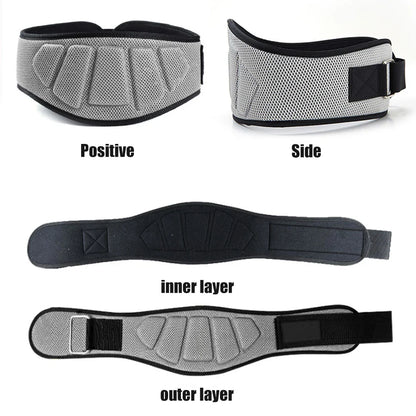 Sports Weight Lifting Belt: Core & Lower Back Support for Men and Women - Workout Waist Belt for Fitness - 1 Piece