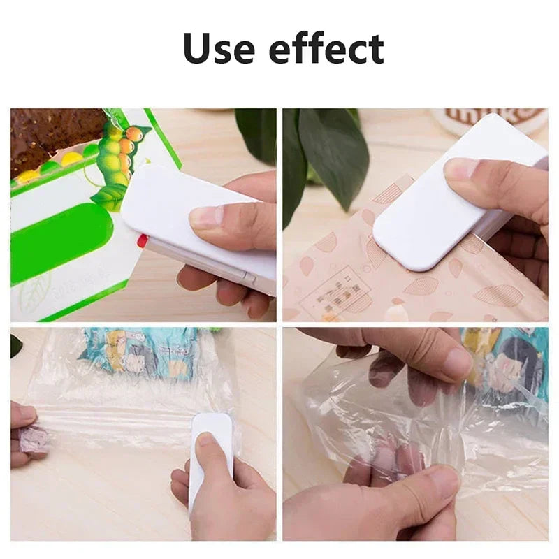 Mini Heat Sealing Machine – Portable Food Bag Sealer for Kitchen, Plastic Bag Closure & Packing Tool