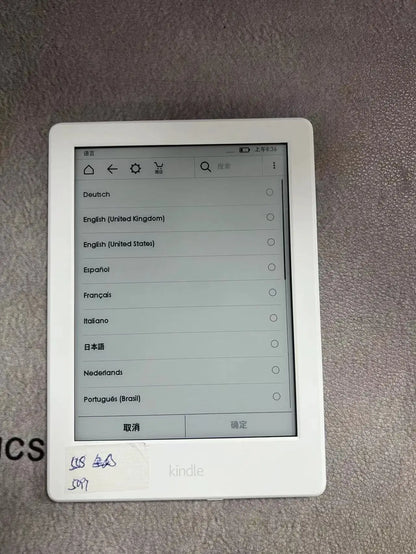 Kindle 8th Gen 6-Inch E-Book Reader, E-Ink Touch Screen, WiFi Connection, Registerable Account, Without Backlight