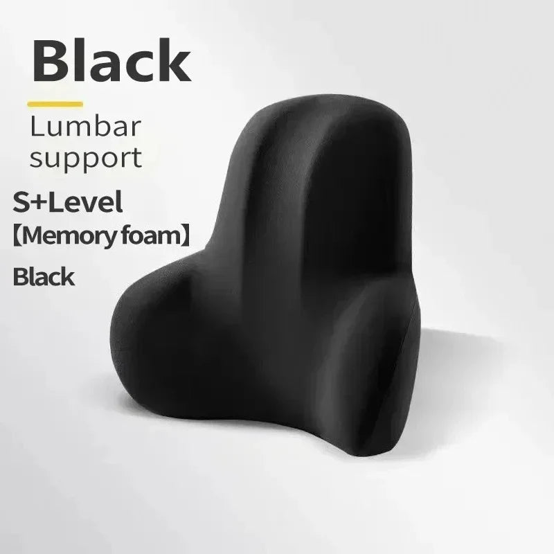 Memory Foam Lumbar Back Cushion Pillow for Car, Office & Gaming Chairs – Postpartum Pain Relief Support Seat Cushion
