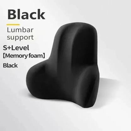 Memory Foam Lumbar Back Cushion Pillow for Car, Office & Gaming Chairs – Postpartum Pain Relief Support Seat Cushion