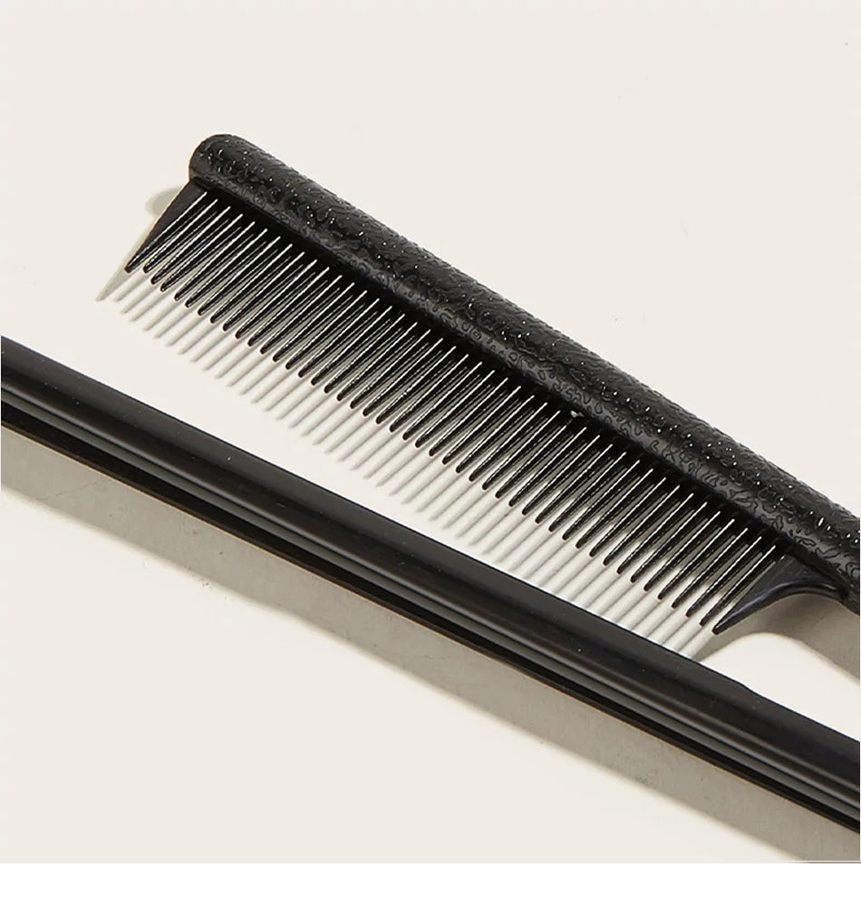 Hair Straightening Comb - V-Type Straightening Brush for Women, DIY Salon Haircut & Professional Styling Tool