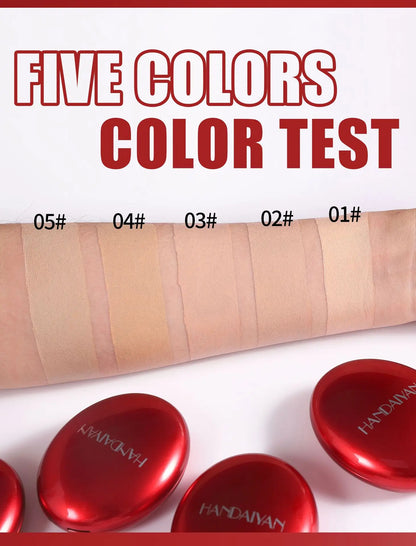 BB Cream Air Cushion Foundation - Full Coverage, Waterproof & Long-Lasting Brightening Makeup for Women - Korean Cosmetics
