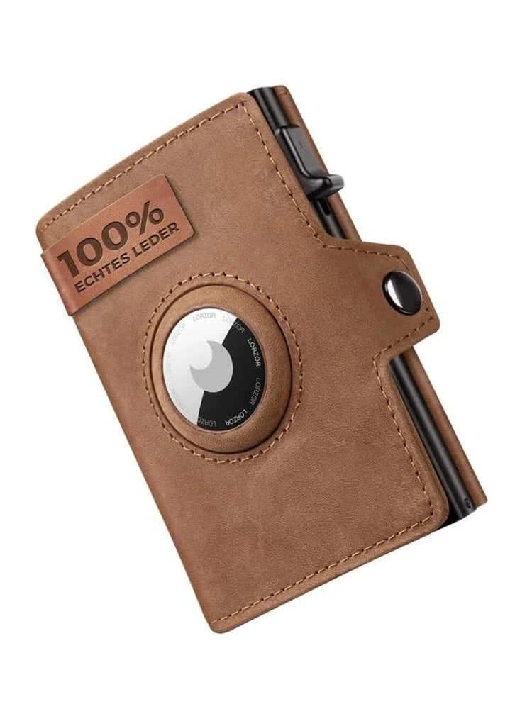 RFID Blocker Wallet for Men – Wallet with Coin Pocket & Airtag Holder