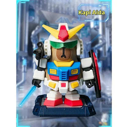 Cartoon Capibara Magnetic Mecha Armor Doll – Handmade Collectible Action Figure Toy, Creative Game Decoration