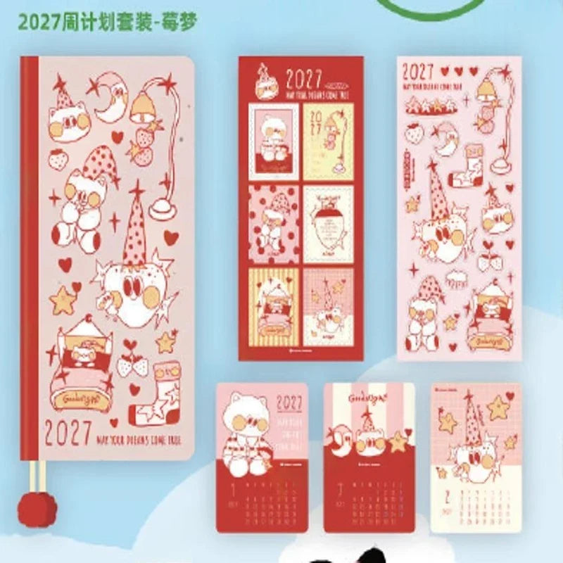 2027 Pocket Weekly Planner Notebook - Compact Schedule Organizer for Daily Planning & Productivity