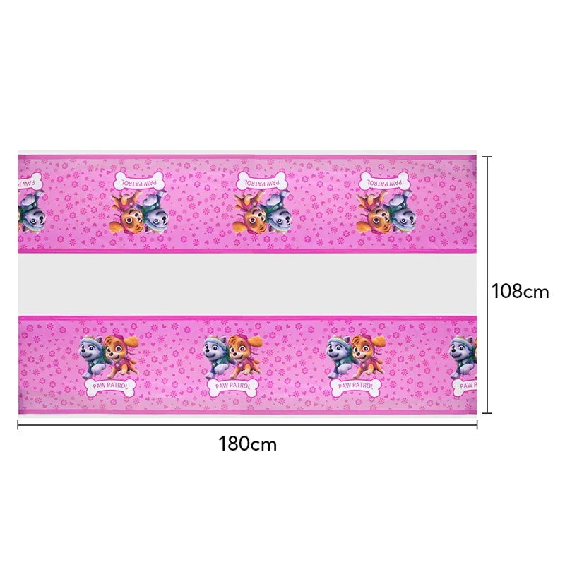Pink Paw Patrol Party Supplies for Girls – Skye Balloons, Cups, Plates & Tablecloth for Birthday & Baby Shower