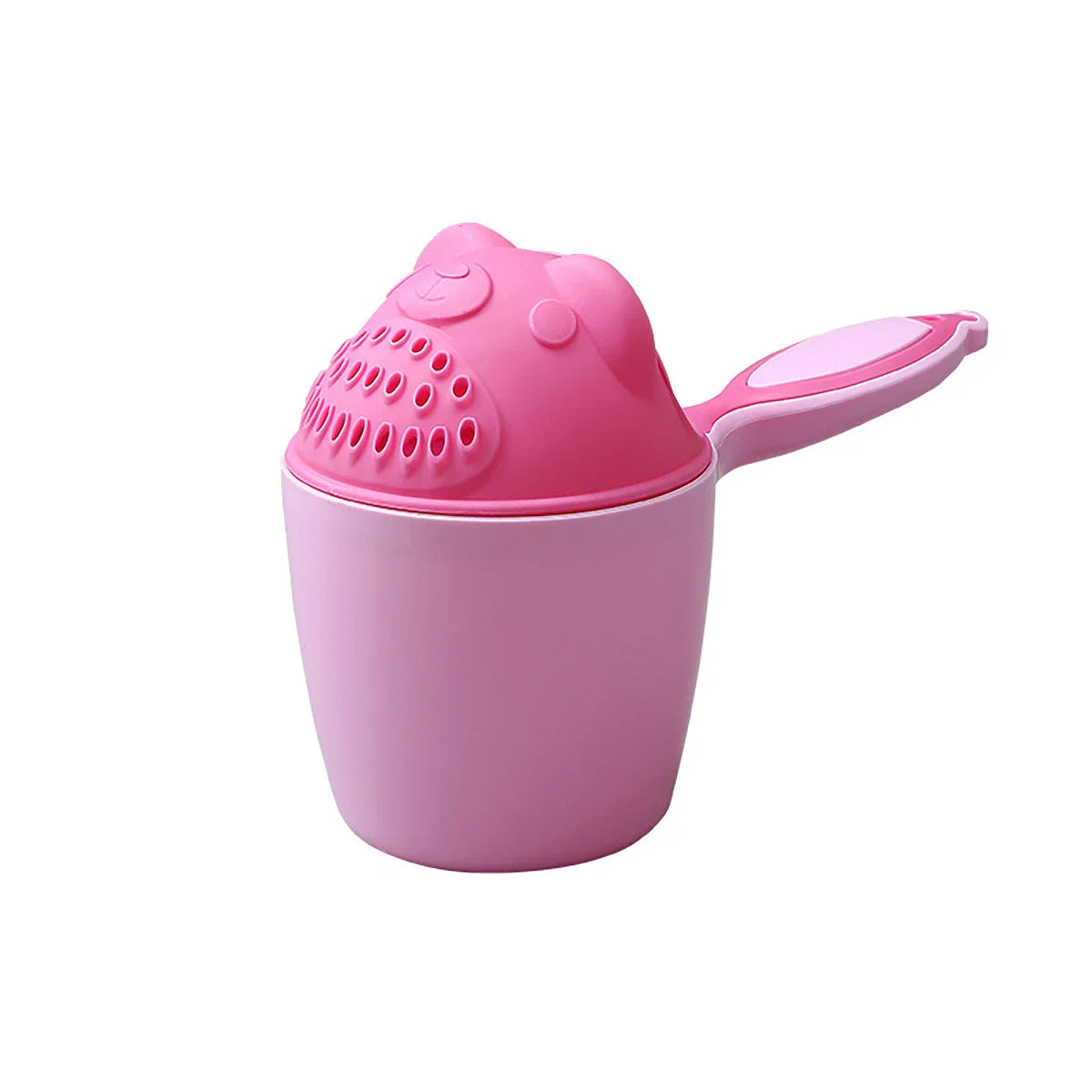 Cute Cartoon Baby Bath Cap & Shampoo Cup Set – Toddler Hair Washing Spoon & Bathing Bailer for Kids Shower Care Tools