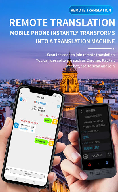 Intelligent Offline Translator – 137 Languages, AI ChatGPT Translation Device for Polish, Ukrainian, Turkish, Russian & More