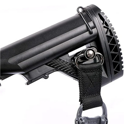 Tactical Adjustable MS4 Rifle Sling — QD Metal Swivel, 2-Point & Single-Point Quick Release for Multi-Mission Use