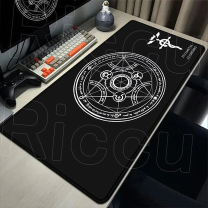 Fullmetal Alchemist XXL Gaming Mouse Pad – Large Anti-Slip Keyboard Desk Mat for Home & Office
