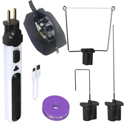 7-in-1 Cordless Hot Wire Foam Cutter Kit – Multipurpose Hot Knife and Soldering Iron for EVA, KT Board, and Sponge Carving