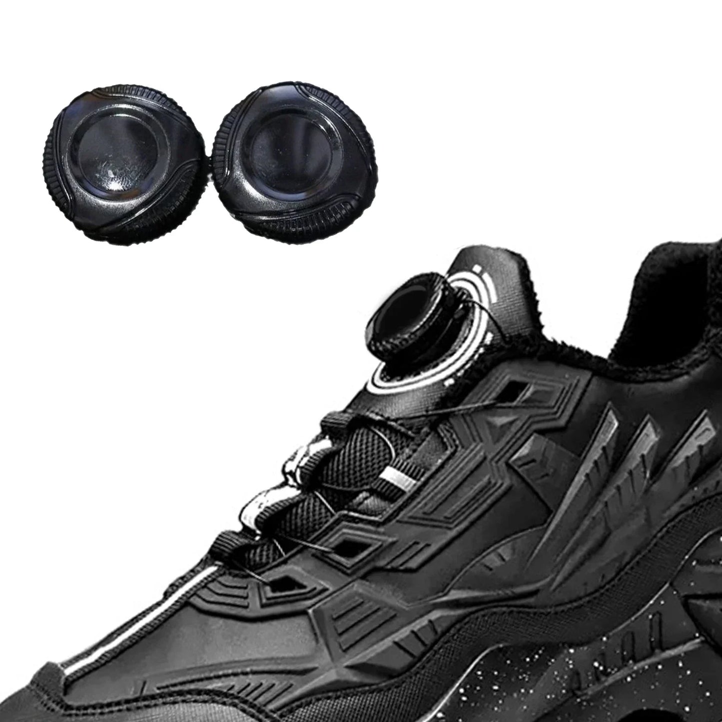 2024 New Automatic No-Tie Sneaker Laces – Swivel Buckle Shoelaces for Adults & Kids, Easy Shoe Accessories