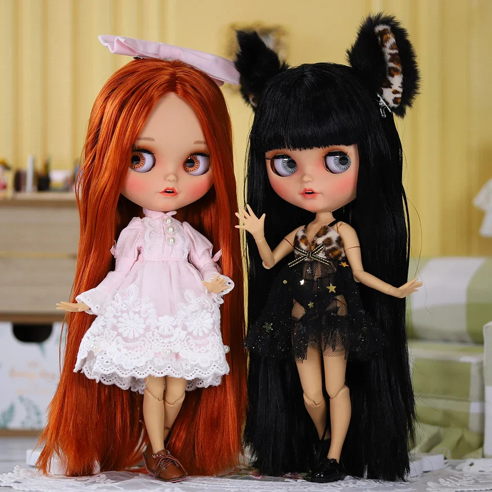ICY DBS Blythe 1/6 BJD Doll - 30cm Jointed Body Tan Skin Anime Girl Toy