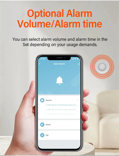 Tuya Zigbee Siren Alarm – 100db Smart Home Security Speaker, Works with Alexa & Yandex Alice, Requires Tuya Zigbee Hub