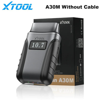 XTOOL Anyscan A30M Bluetooth OBD2 Scanner – Car Diagnostic Tool, 23+ Reset Services, CANFD Protocol, Lifetime Free Updates