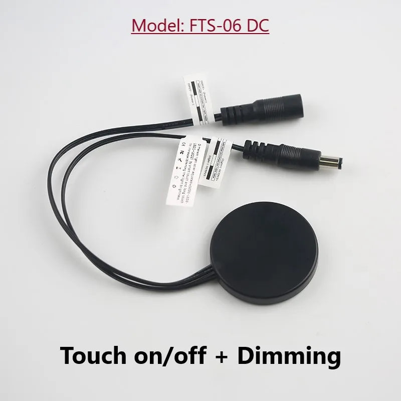 DC 12V/24V Touch Sensor Switch – 5A 60W Penetrable Smart Touch Switch for Cabinet & LED Lighting