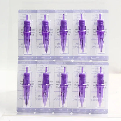 10Pcs 1RL Tattoo Needles Cartridge – 0.18 to 0.4mm Round Liner for Rotary Pen & Microblading Machine