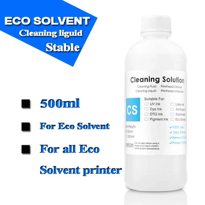 Eco Solvent Ink Cleaning Solution for Epson Mimaki Roland Printhead JV3 JV33 JV34 JV5 CJV5 Maintenance Cleaning Fluid