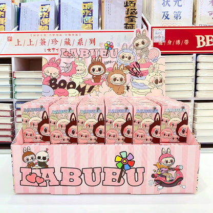 Cartoon Labubu Resin Plush Blind Box Pendant – Cute Backpack & Desktop Accessory for Kids