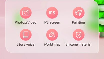 Children's Educational Phone Toy – Musical Unicorn Baby Mobile with Selfie Camera, 512MB TF Card, Birthday Gift for Babies