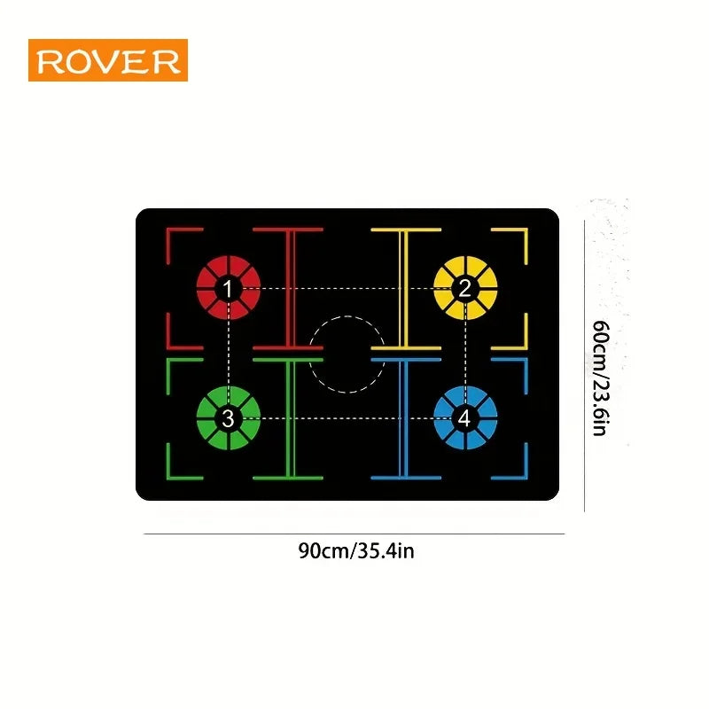 Basketball Training Mat – Non-Slip, Soundproof Indoor Ball Control & Dribbling Drill Mat for Kids & Teens