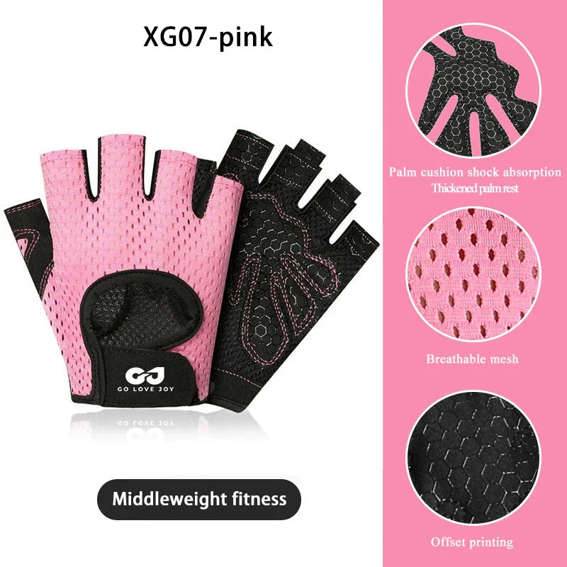 Gym Fitness Gloves – Half Finger Weight Lifting & Training Gloves for Men & Women, Workout Hand Protection