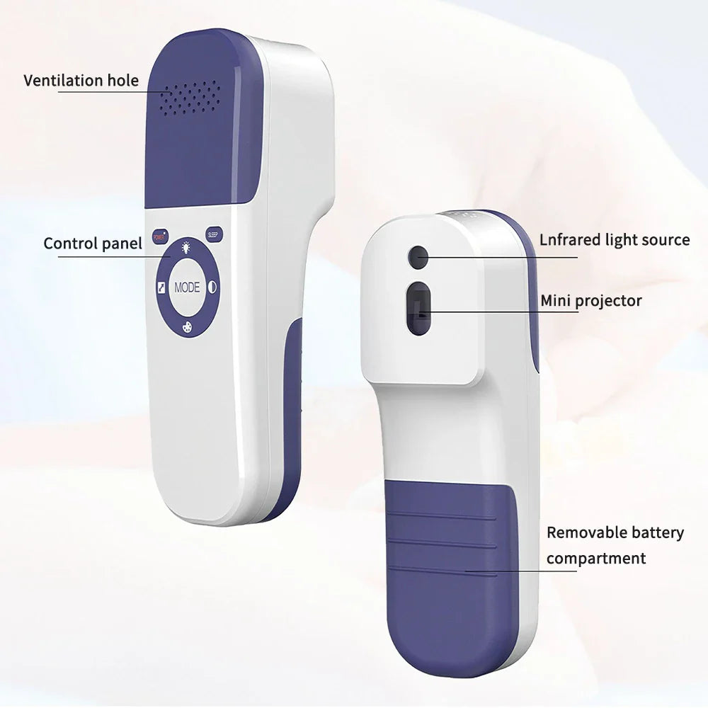 QV500 Rechargeable Vein Finder – Portable Infrared Medical Viewer for Nursing, Visible Vein Detection