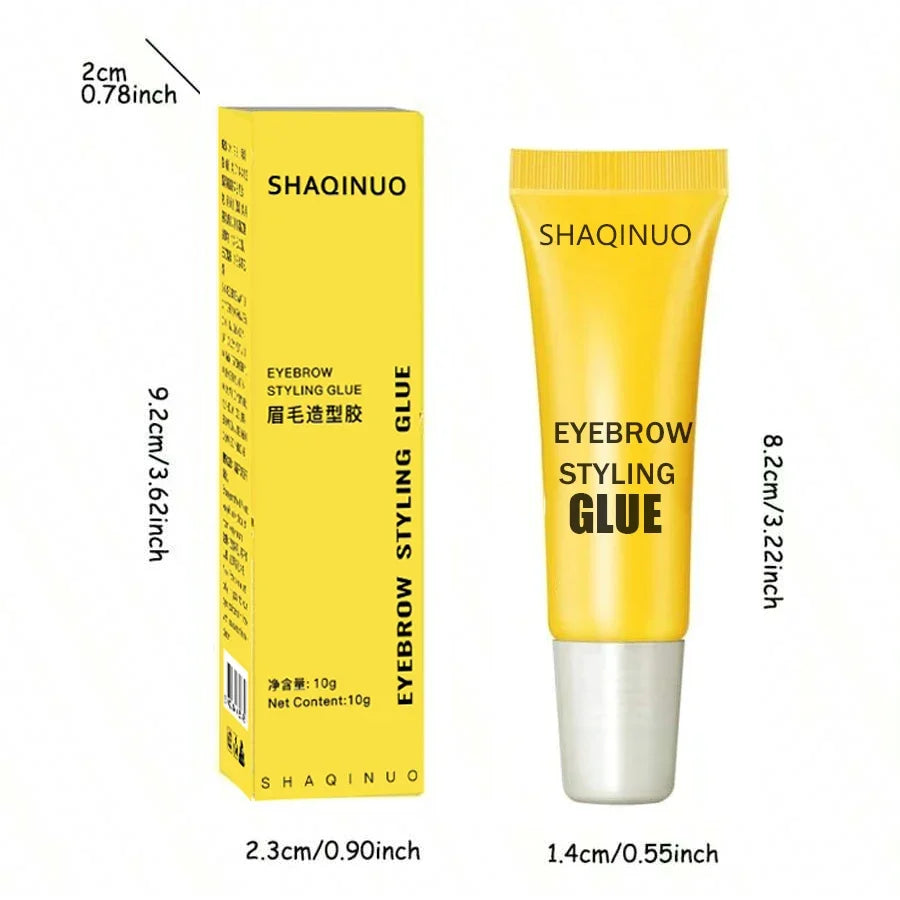 Eyebrow Shaping Gel - Strong Hold Brow Styling Cream with Brush