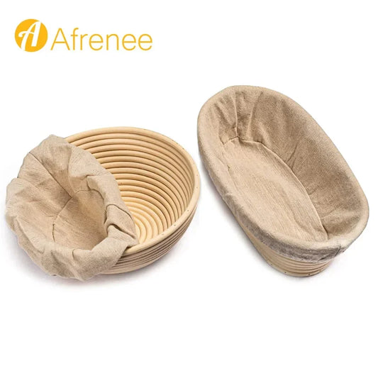 Oval Rattan Bread Proofing Basket — Wicker Dough Fermentation Sourdough Banneton Bread Basket
