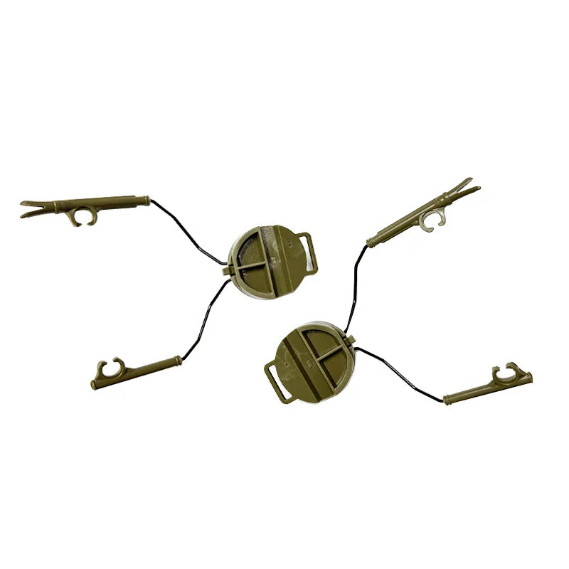 Tactical Headset Bracket – Ops Core Helmet ARC Rail Adapter Set for Comtac II Series Military Noise Cancelling Headset
