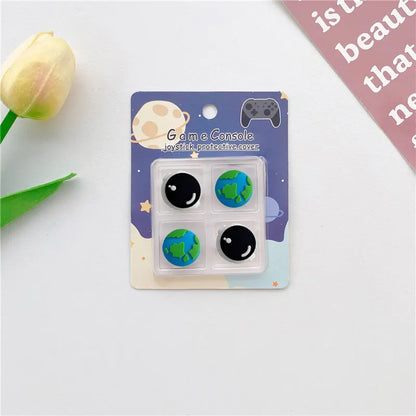 Thumb Stick Grip Caps for PS5, PS4, PS3, Xbox & Switch Pro Controllers – Soft Silicone Joystick Protector Covers