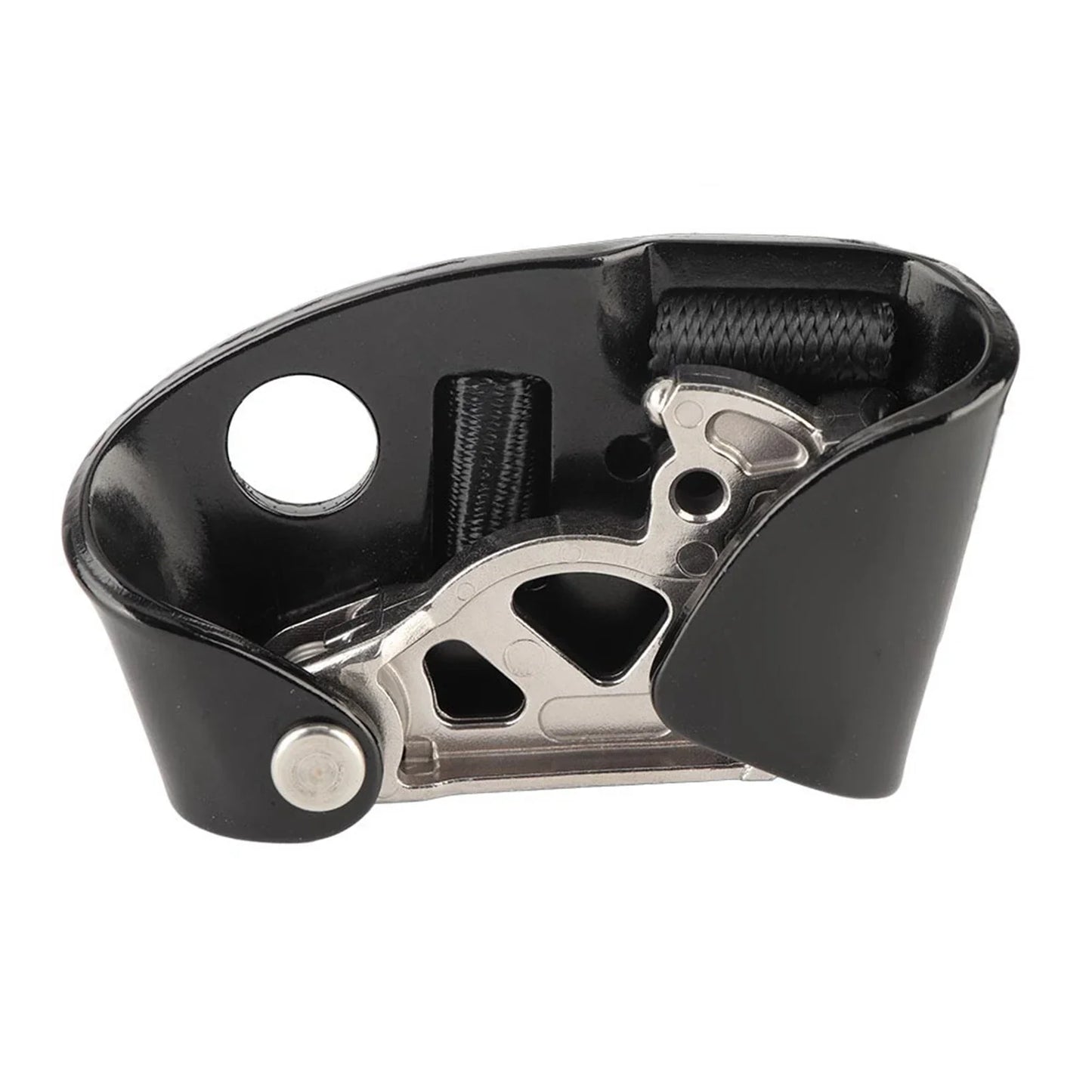 Right/Left Foot Climbing Ascender – Aluminium Alloy Labor-Saving Descender for Rope Climbing & Mountaineering