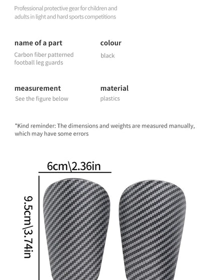 Mini Shin Guards for Football Training - Lightweight, Comfortable Protection for Maximum Performance