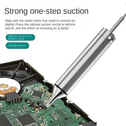 New Aluminum Desoldering Pump – Powerful Solder Sucker Pen for Tin Removal, Welding & Soldering Repair Tool