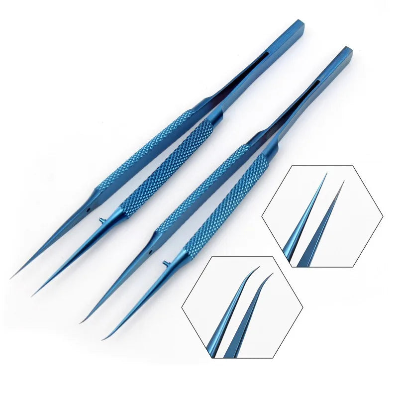 Precision Titanium Alloy Tweezers — Professional Antimagnetic Electronics Repair Forceps